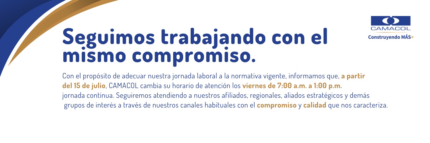Cambio de horario - Camacol - 