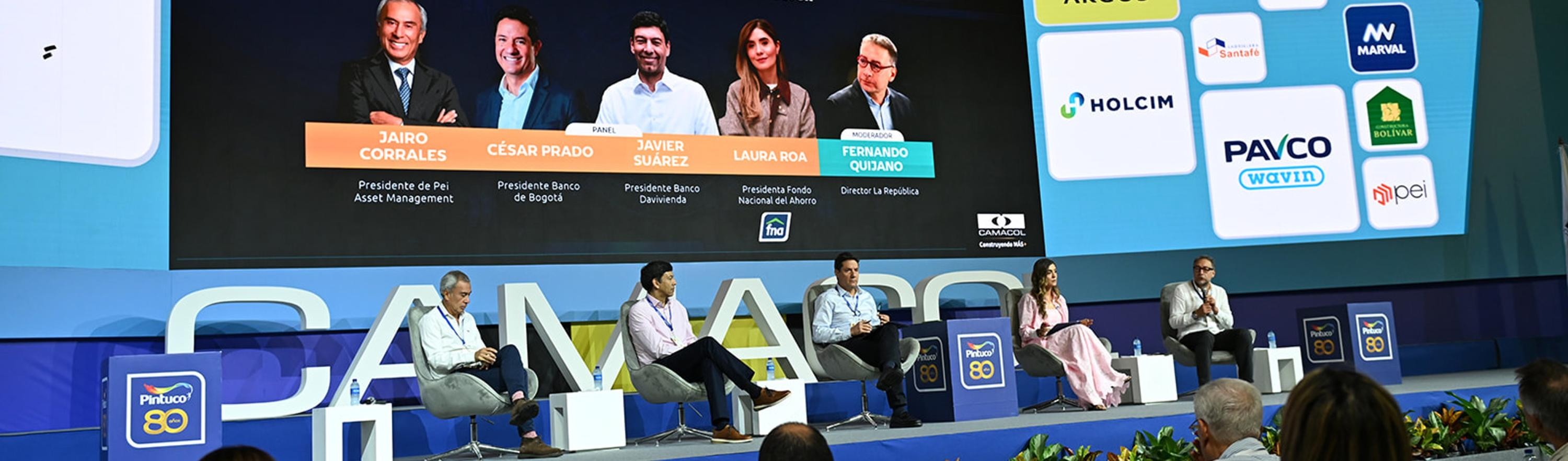 Propuestas de Camacol fueron analizadas por líderes del sector financiero en el congreso de la construcción