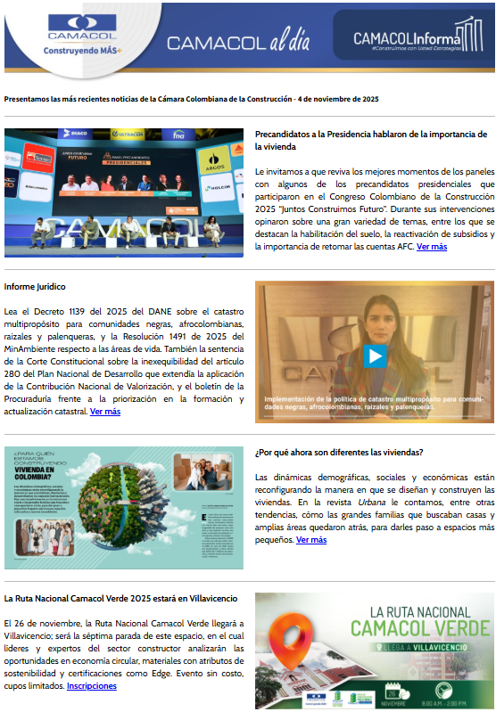 Newsletter Noviembre 4