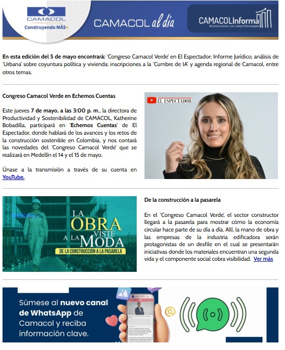 Newsletter Mayo 5