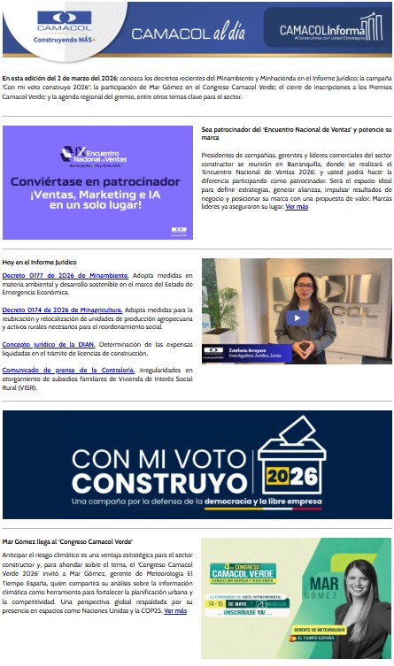 Newsletter marzo 2 de 2026