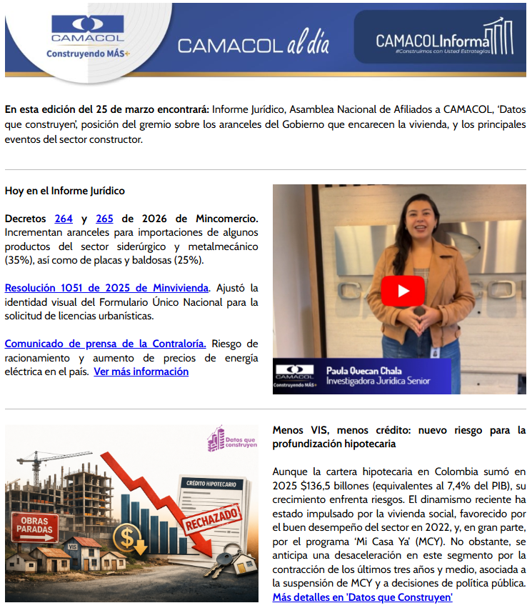 Newsletter marzo 25