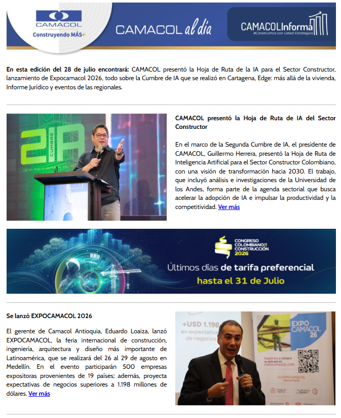 Newsletter Julio 28