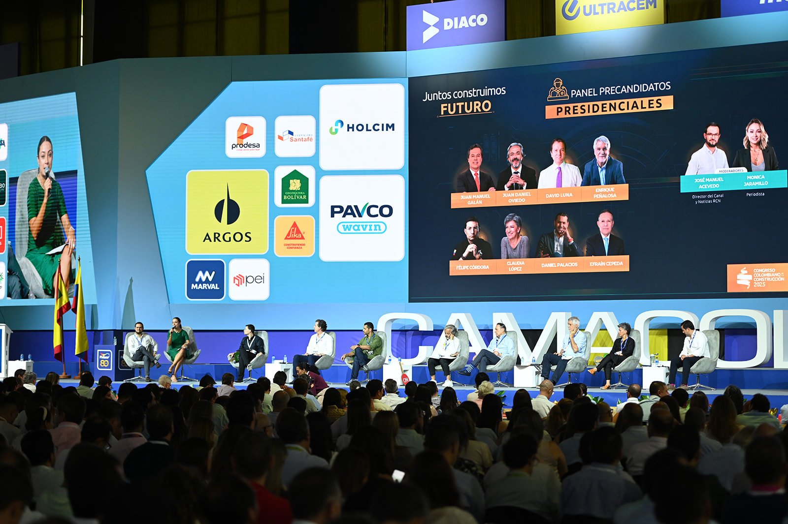 Precandidatos presidenciales expusieron sus propuestas para el sector constructor en el Congreso de CAMACOL