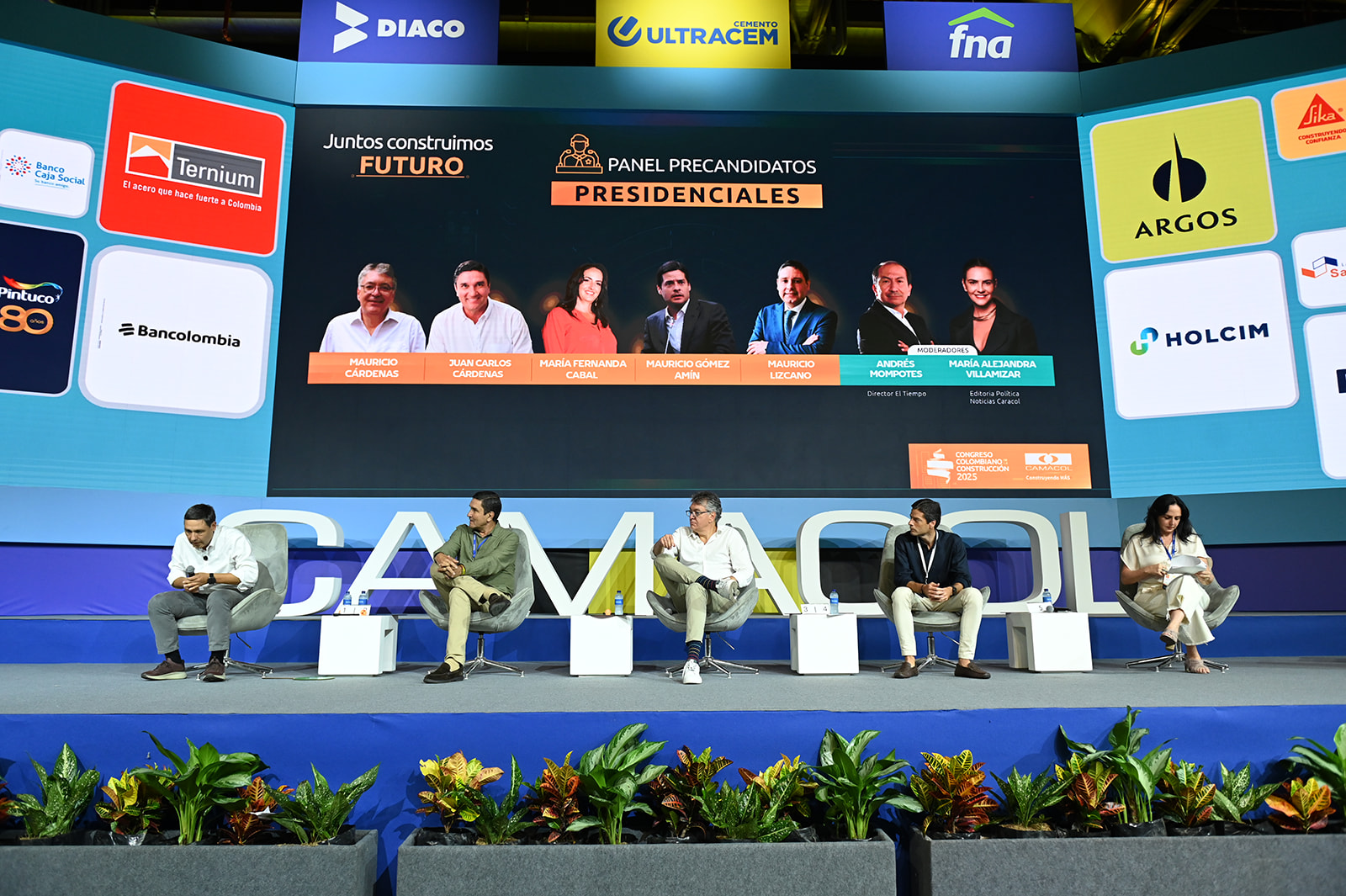 Precandidatos a la presidencia expusieron sus propuestas en el congreso de Camacol 