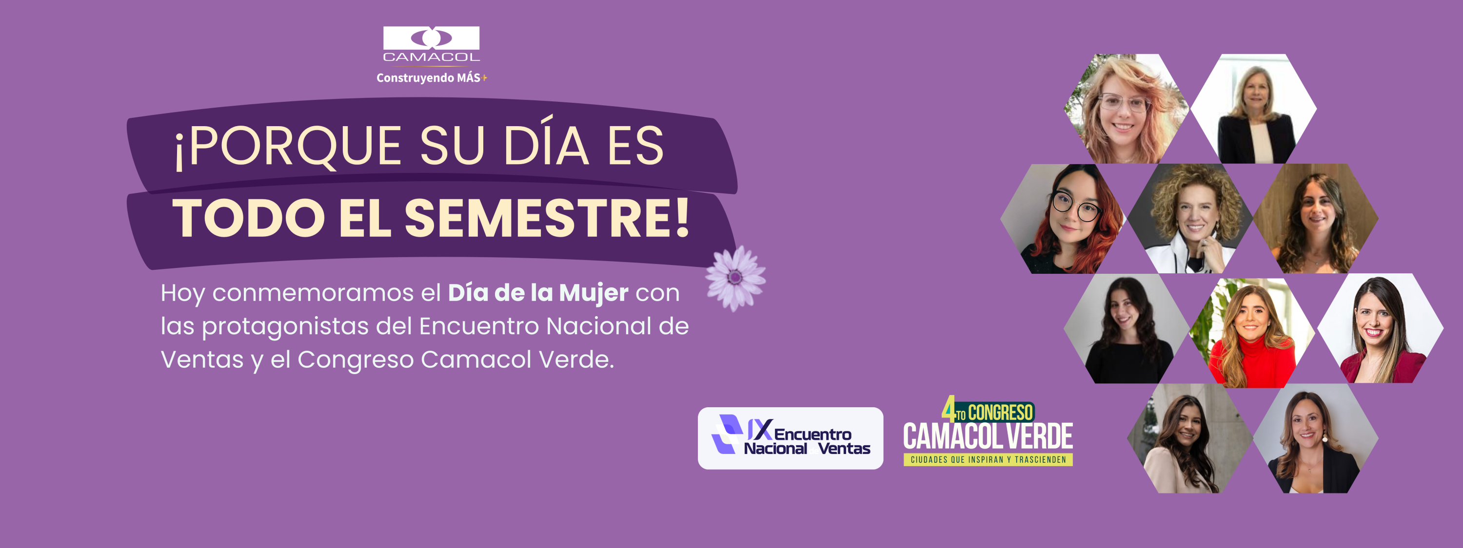 mujeres, protagonistas, temporada 2026, eventos Camacol