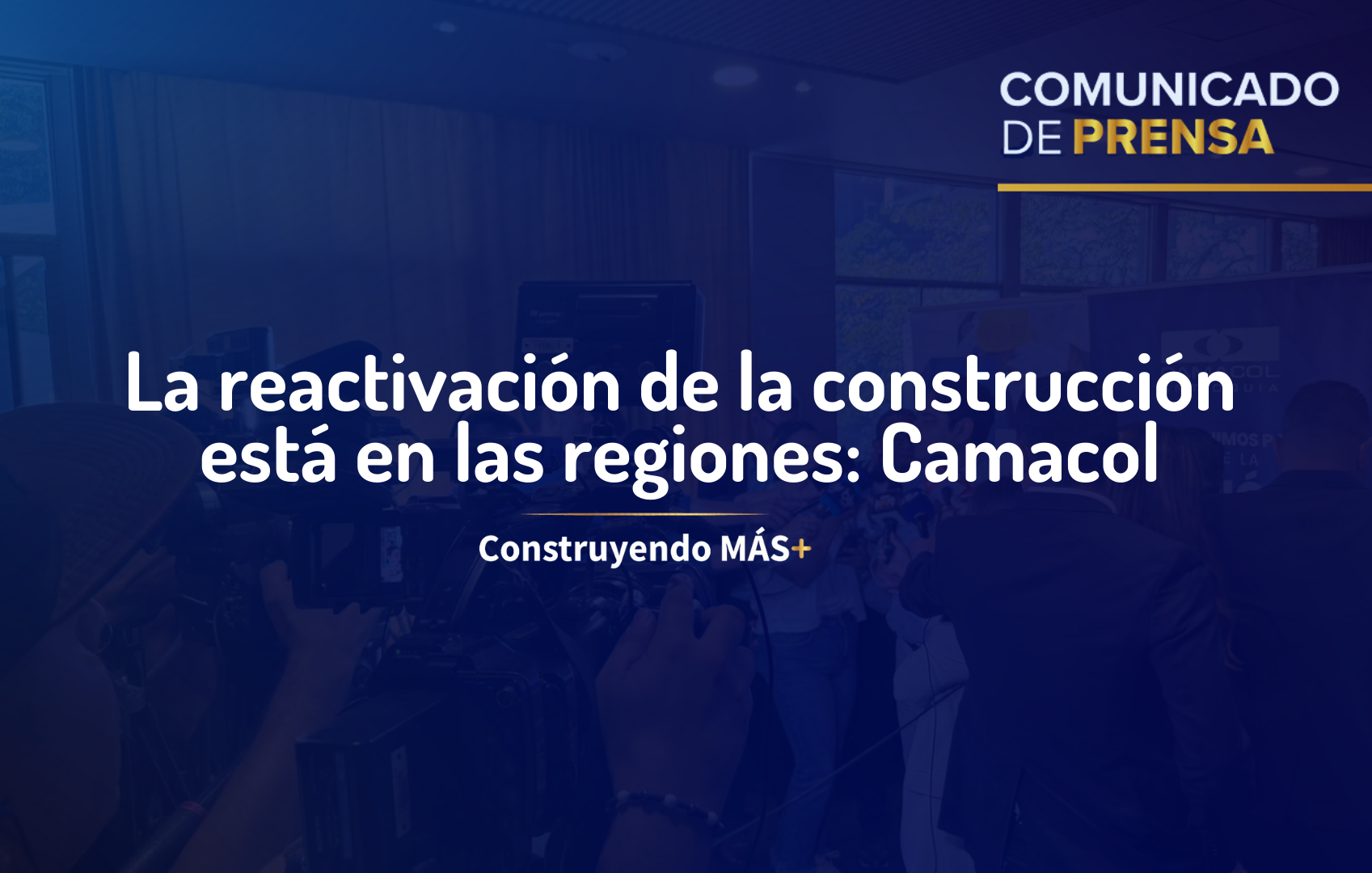 La reactivación de la construcción está en las regiones: Camacol