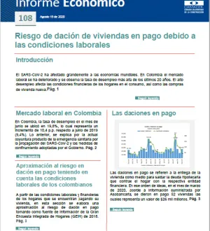 Riesgo de dación de viviendas en pago debido a las condiciones laborales