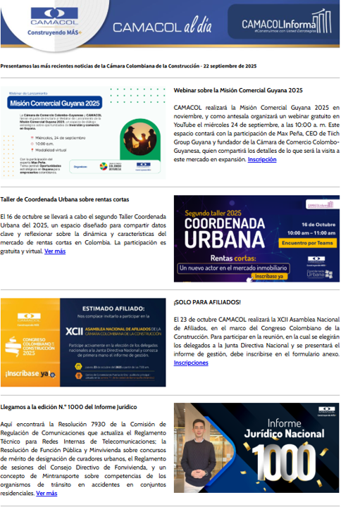 Newsletter septiembre 22