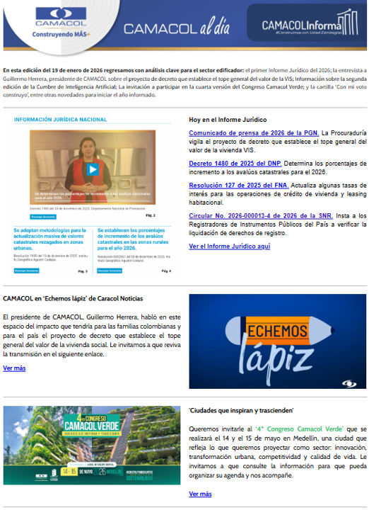 Newsletter Enero 19