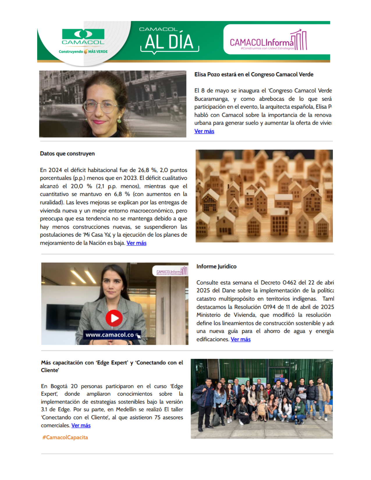 Newsletter Camacol Ver publicación