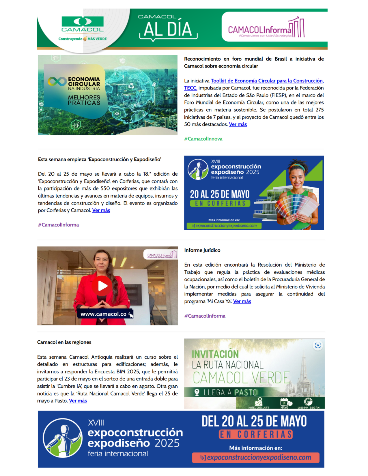 Newsletter Camacol Ver publicación