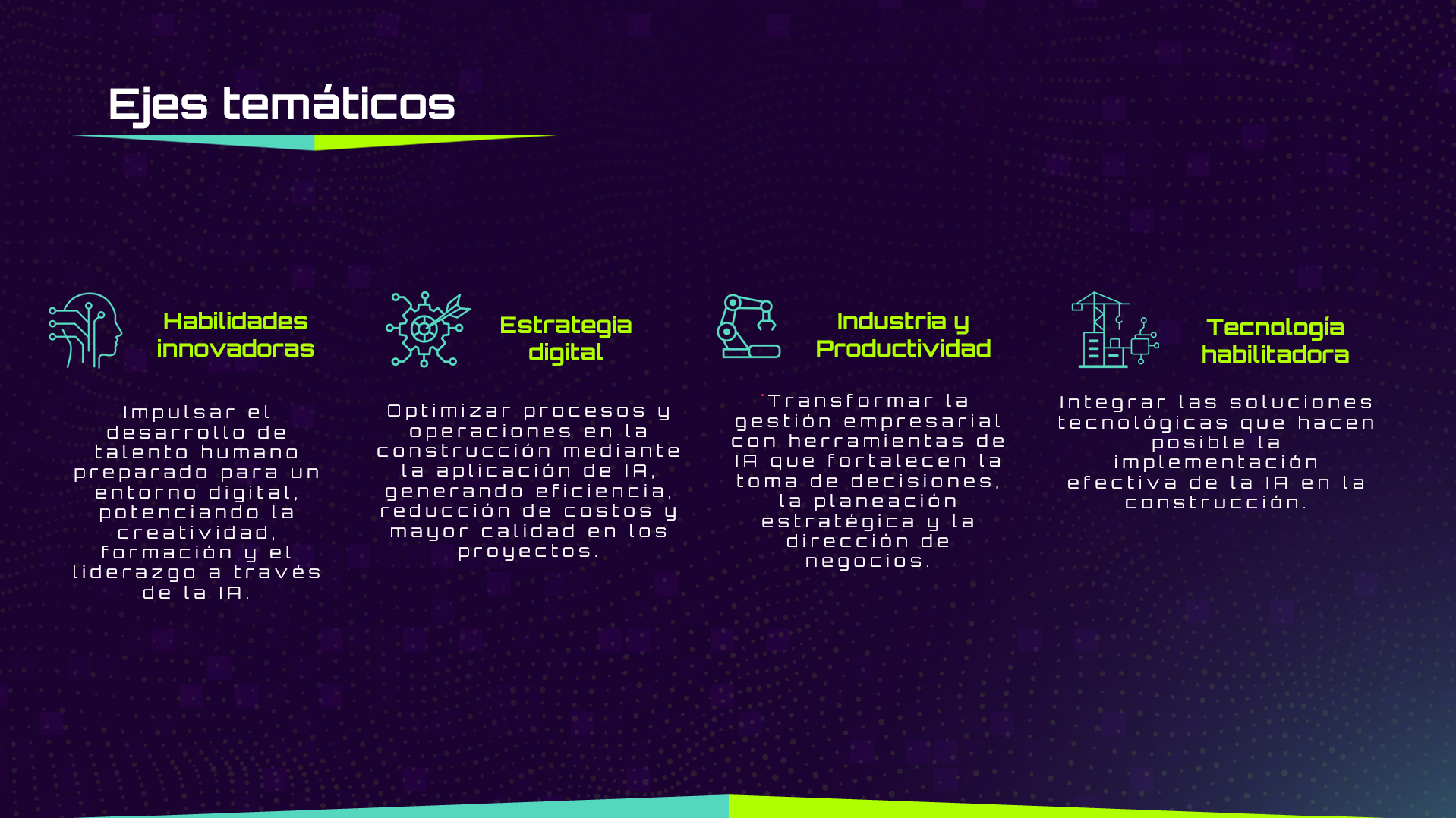 ejes temáticos 