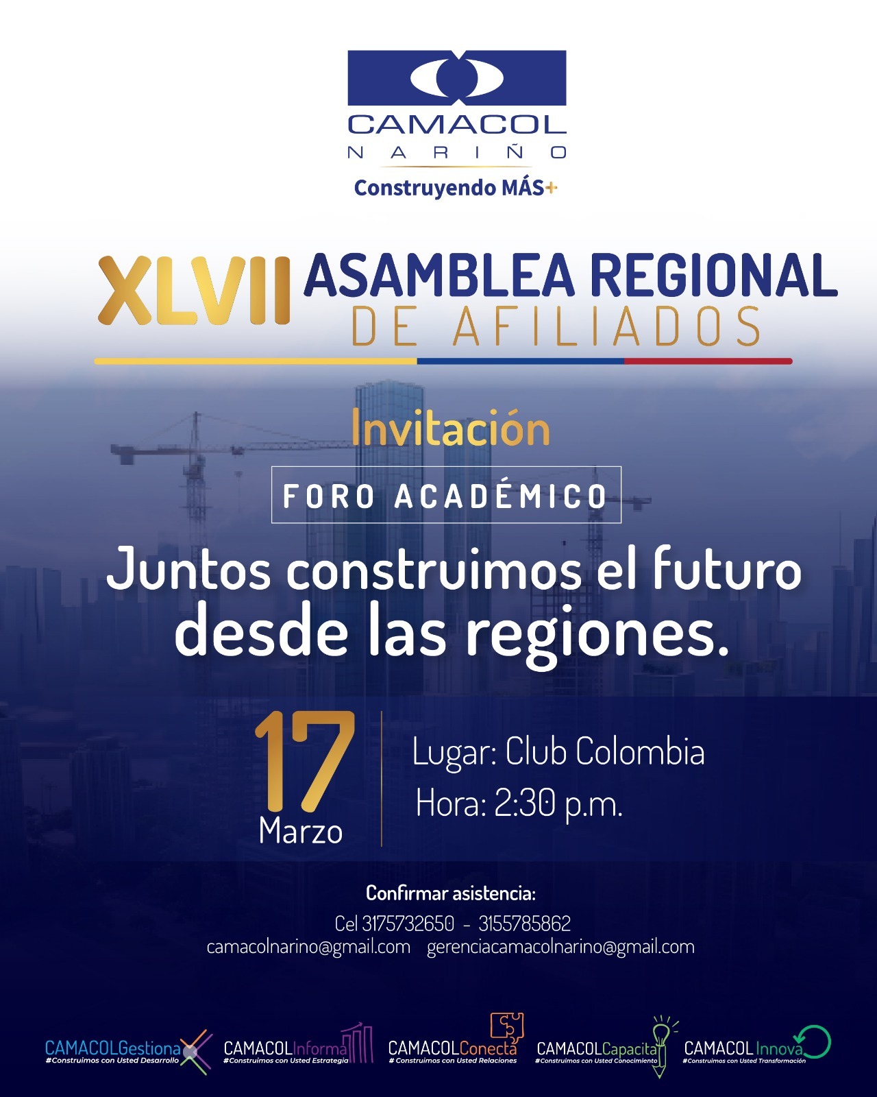 Camacol Nariño - Asamblea regional de afiliados