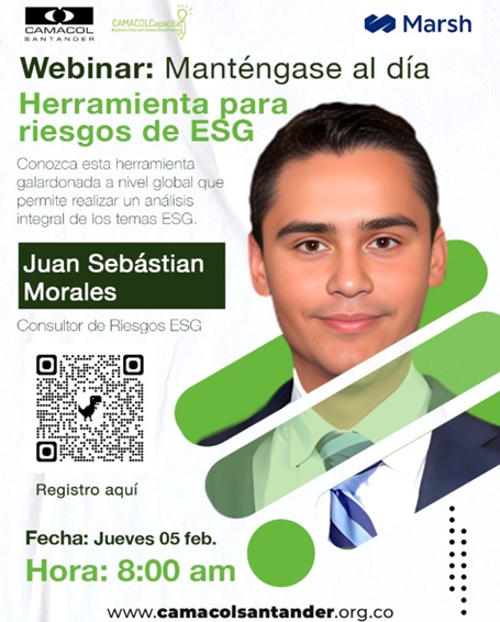 Webinar: ‘Herramientas para riesgos de ESG’