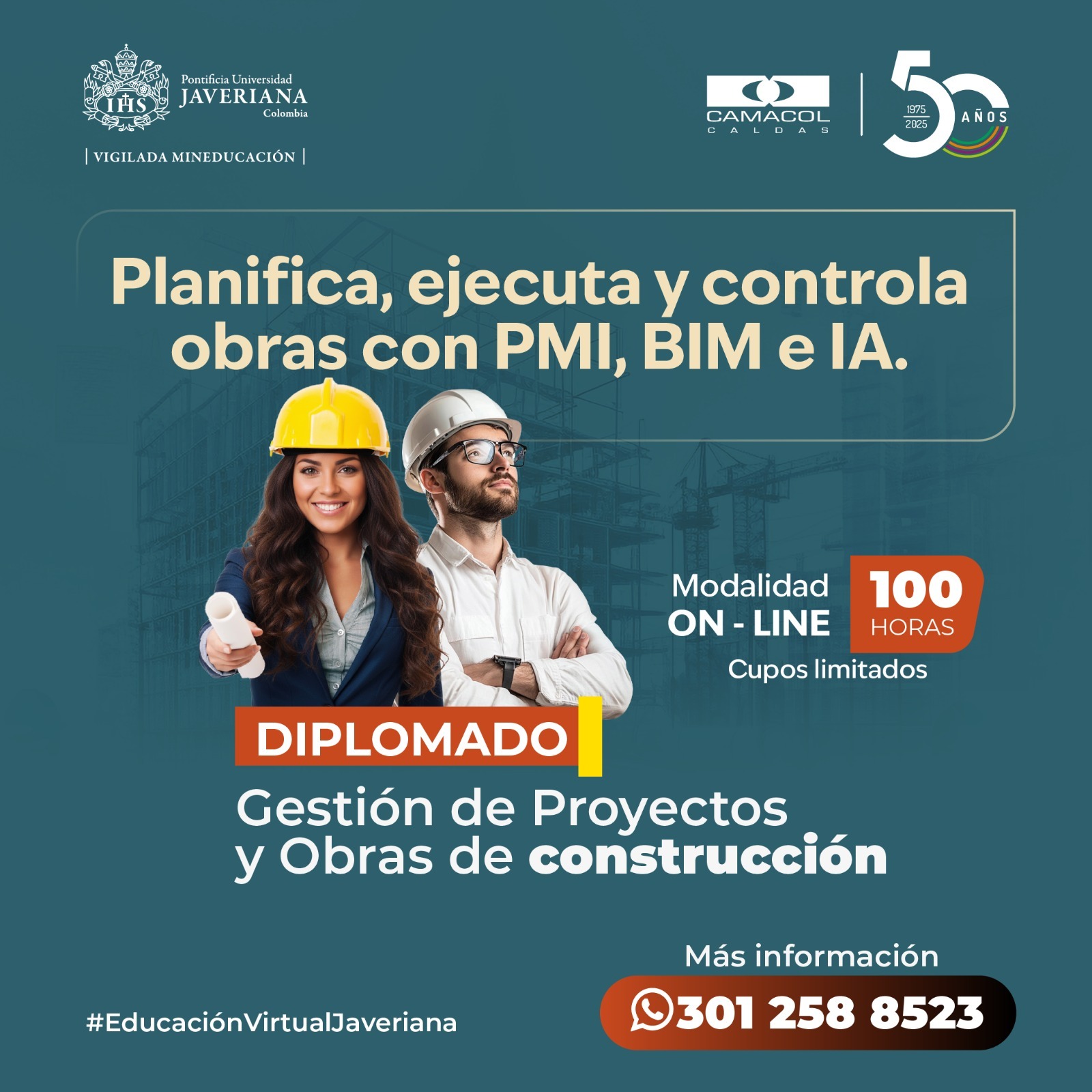 Diplomado en gestión de proyectos y obras de construcción.