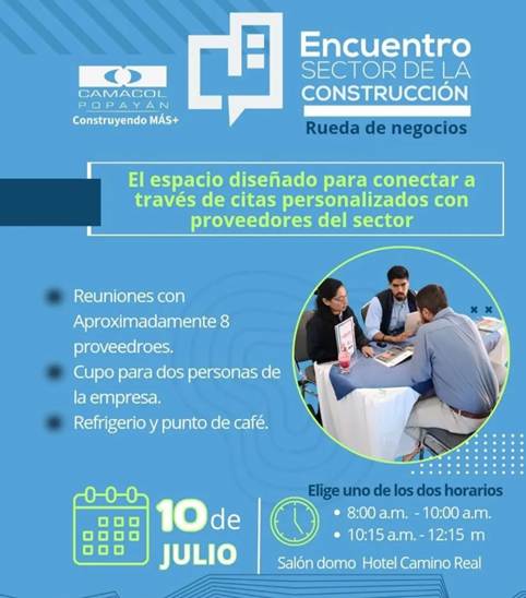 Camacol Popayán - Rueda de Negocios.