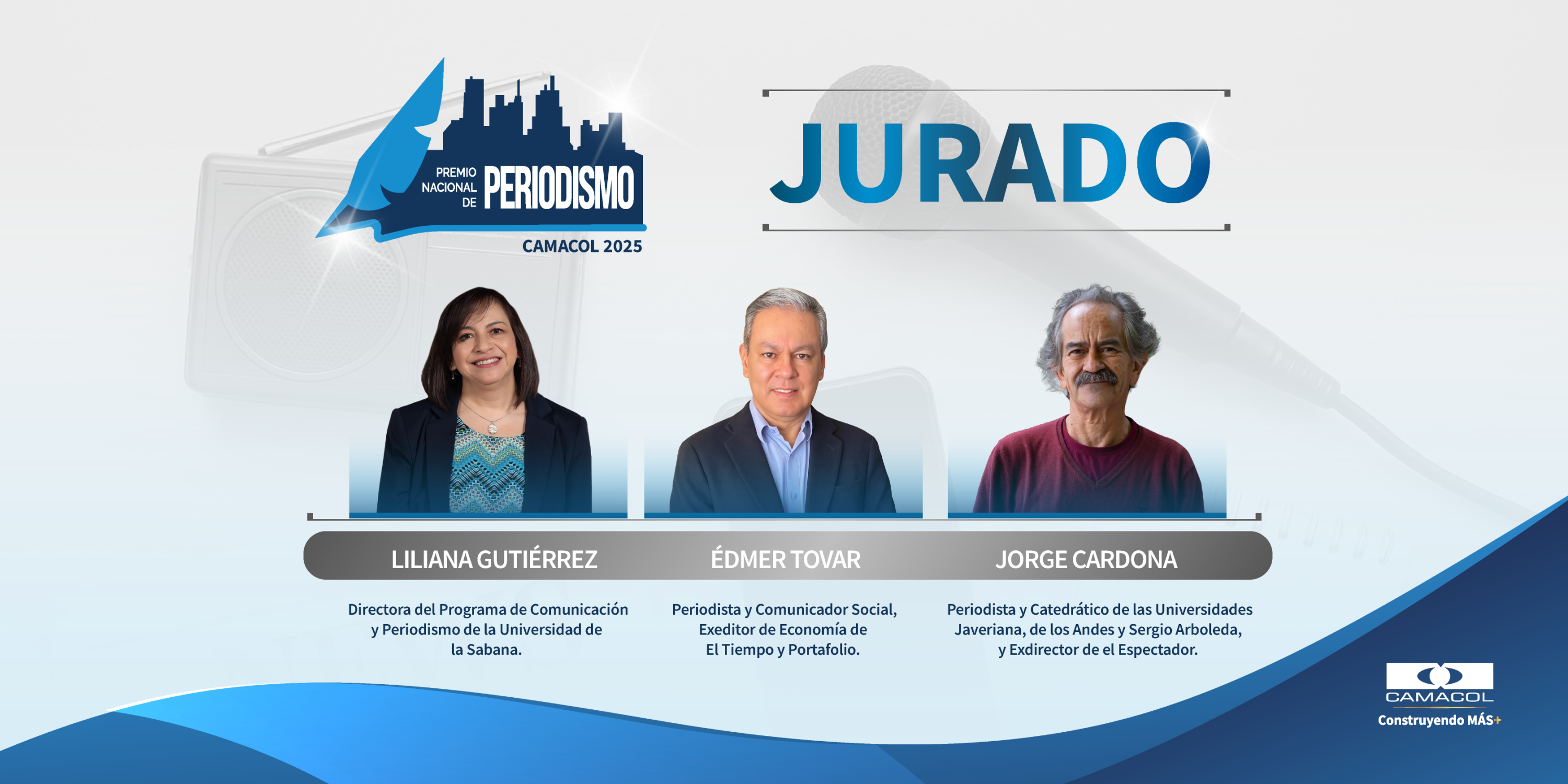 Jurado premio de periodismo Camacol