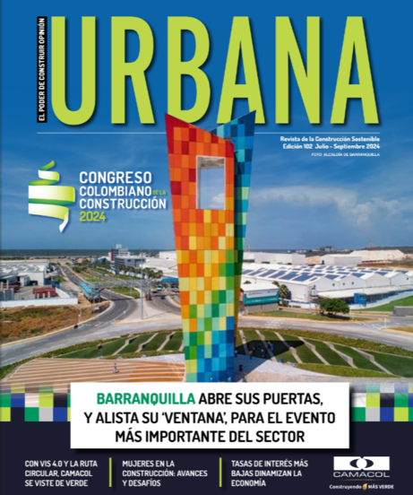 Portada de la revista urbana Camacol No. 102