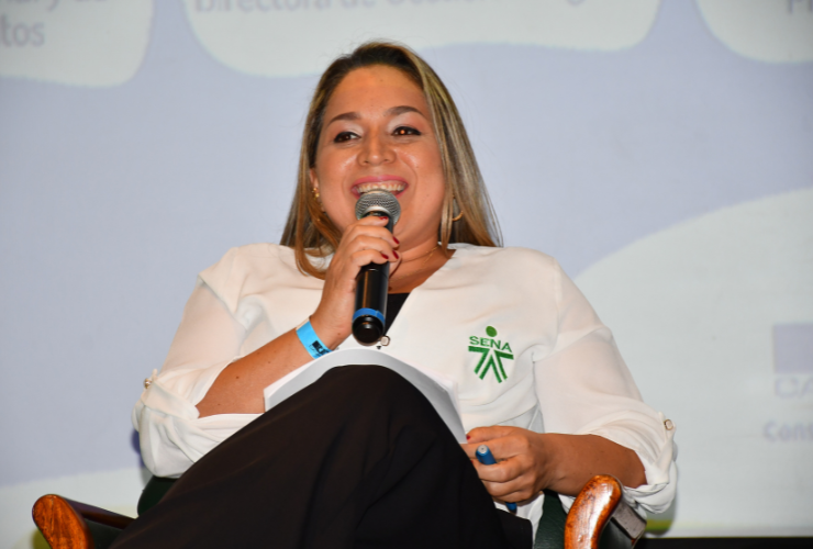 Beatriz Eugenia, subdirectora del Centro de la Construcción del SENA