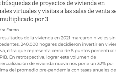 Vivienda en 2022: más inversión, más empleo y más regiones