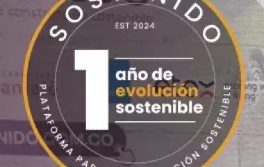 Logo sostenido 1 aniversario