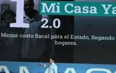 Imagen donde se encuentra el presidente de Camacol en el Congreso Colombiano de la Construcción