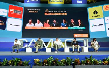 Precandidatos a la presidencia expusieron sus propuestas en el congreso de Camacol 