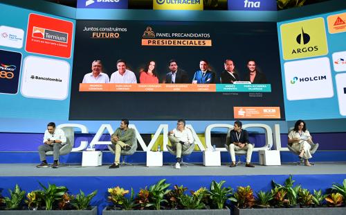 Precandidatos a la presidencia expusieron sus propuestas en el congreso de Camacol 