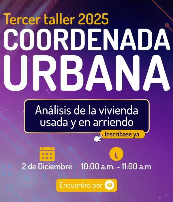 Tercer taller de coordenada urbana 2025
