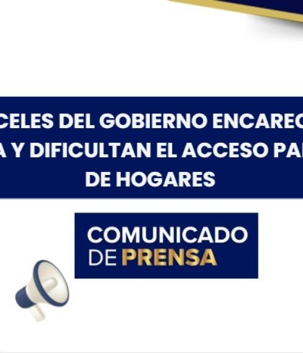 Aranceles del Gobierno encarecen la vivienda y dificultan el acceso para miles de hogares