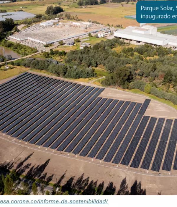 Almacenes Corona impulsa la sostenibilidad industrial con innovación, eficiencia energética y gestión responsable de recursos.