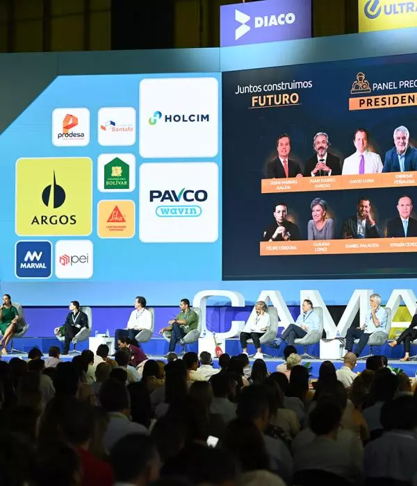 Precandidatos presidenciales expusieron sus propuestas para el sector constructor en el Congreso de CAMACOL