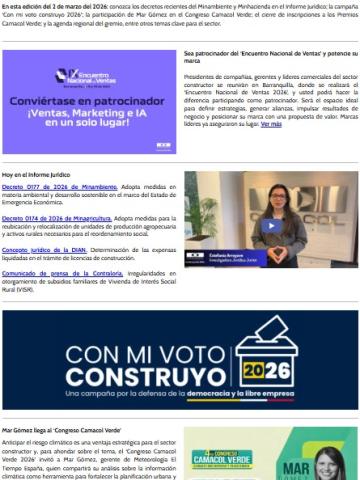 Newsletter marzo 2 de 2026