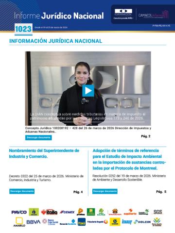 Informe Jurídico 1023: Concepto DIAN sobre medidas tributarias en materia de impuesto al patrimonio.