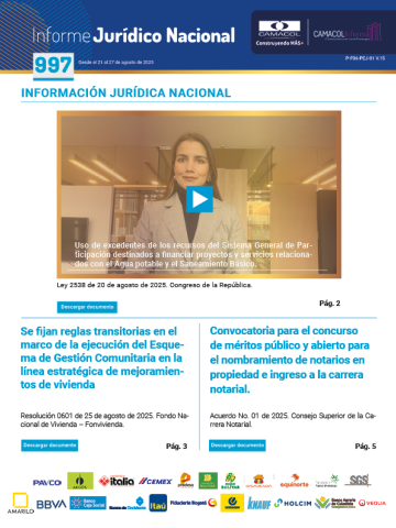 Informe Jurídico 997