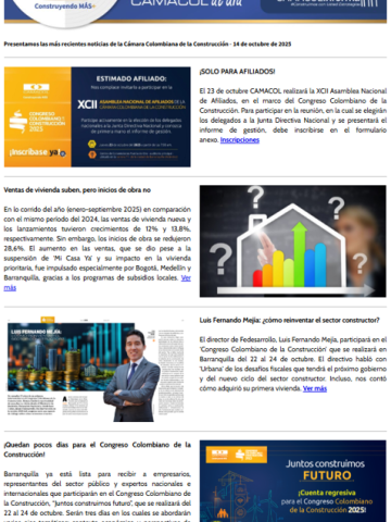 Newsletter Octubre 14