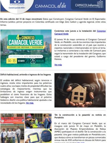 Camacol al Día del 12 de mayo de 2026