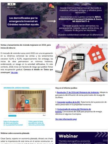 Newsletter febrero 9 de 2026