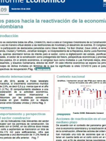 Los pasos haciaa la reactivación de la economía colombiana