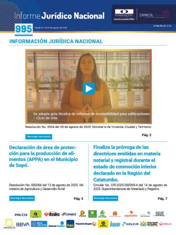 Portada informe jurídico 995
