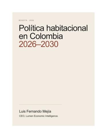 Política habitacional en Colombia 2026–2030