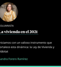 La vivienda en el 2021